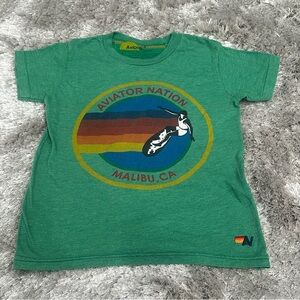 Boys Aviator Nation T-Shirt - Green